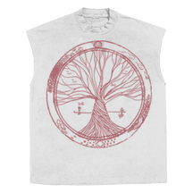 Circle of Life Sleeveless Tee - White - Front
