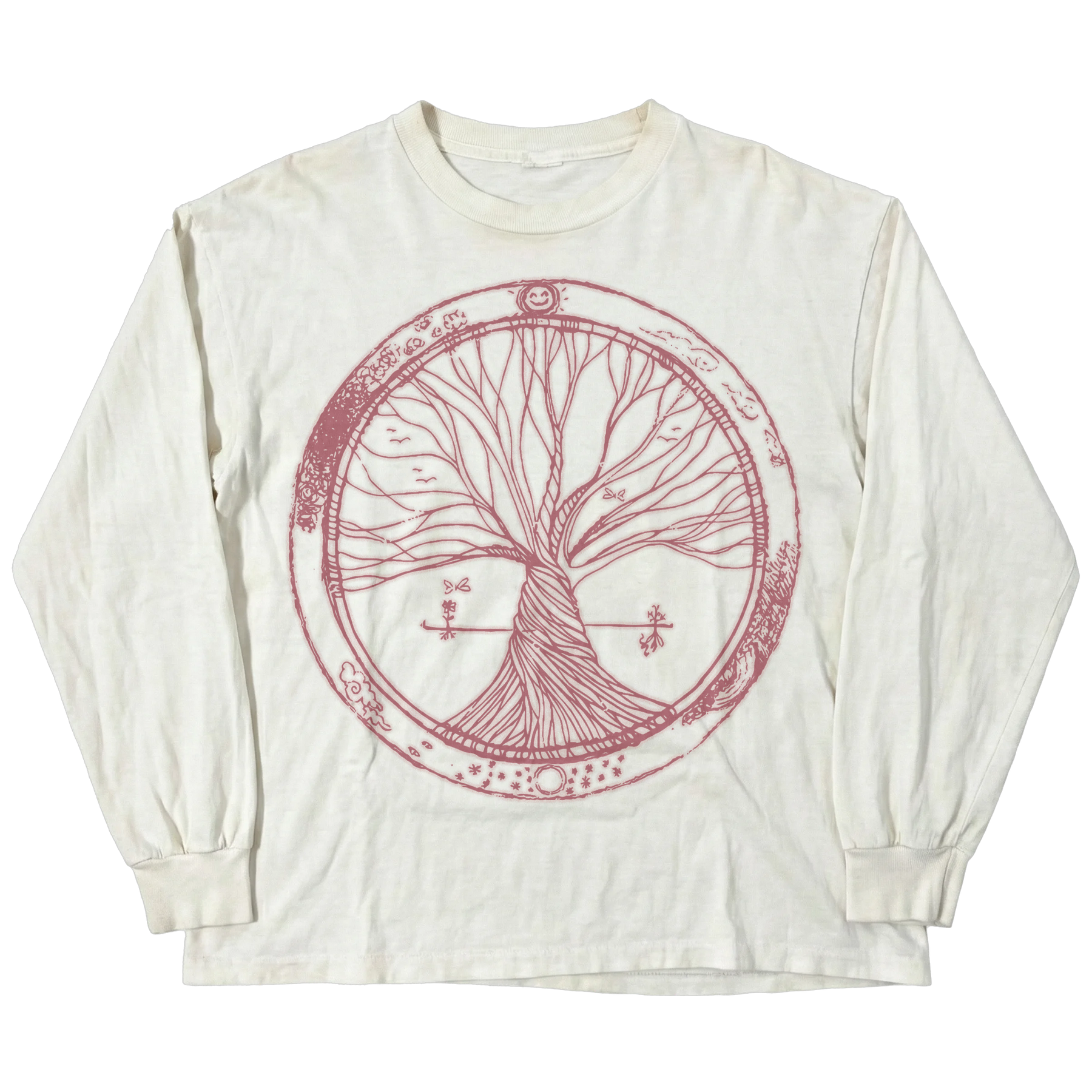 Circle of Life L/S Tee - White - Front