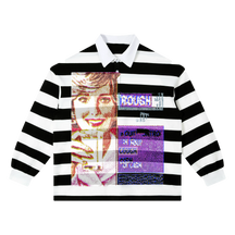 Cough Syrup Stripe Polo - Black - Front