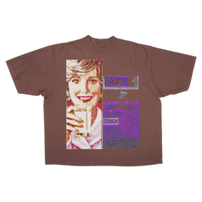 Cough Syrup Drop Tee - Mocha - Front