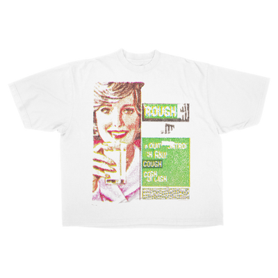 Cough Syrup Drop Tee - White - Front