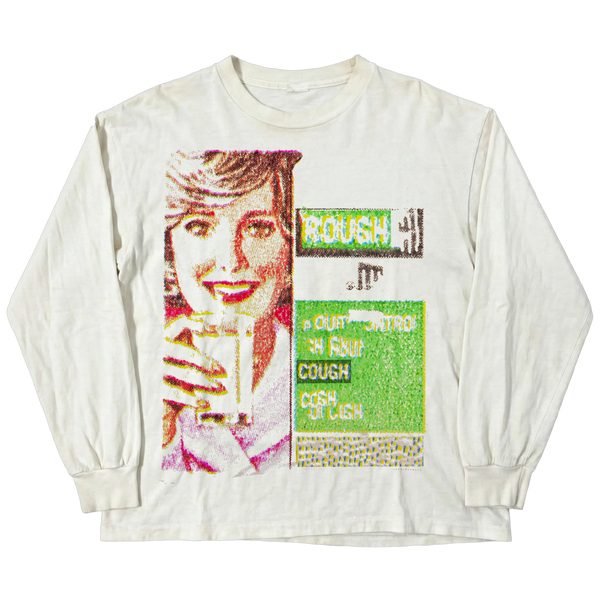 Cough Syrup L/S Tee - White - Front