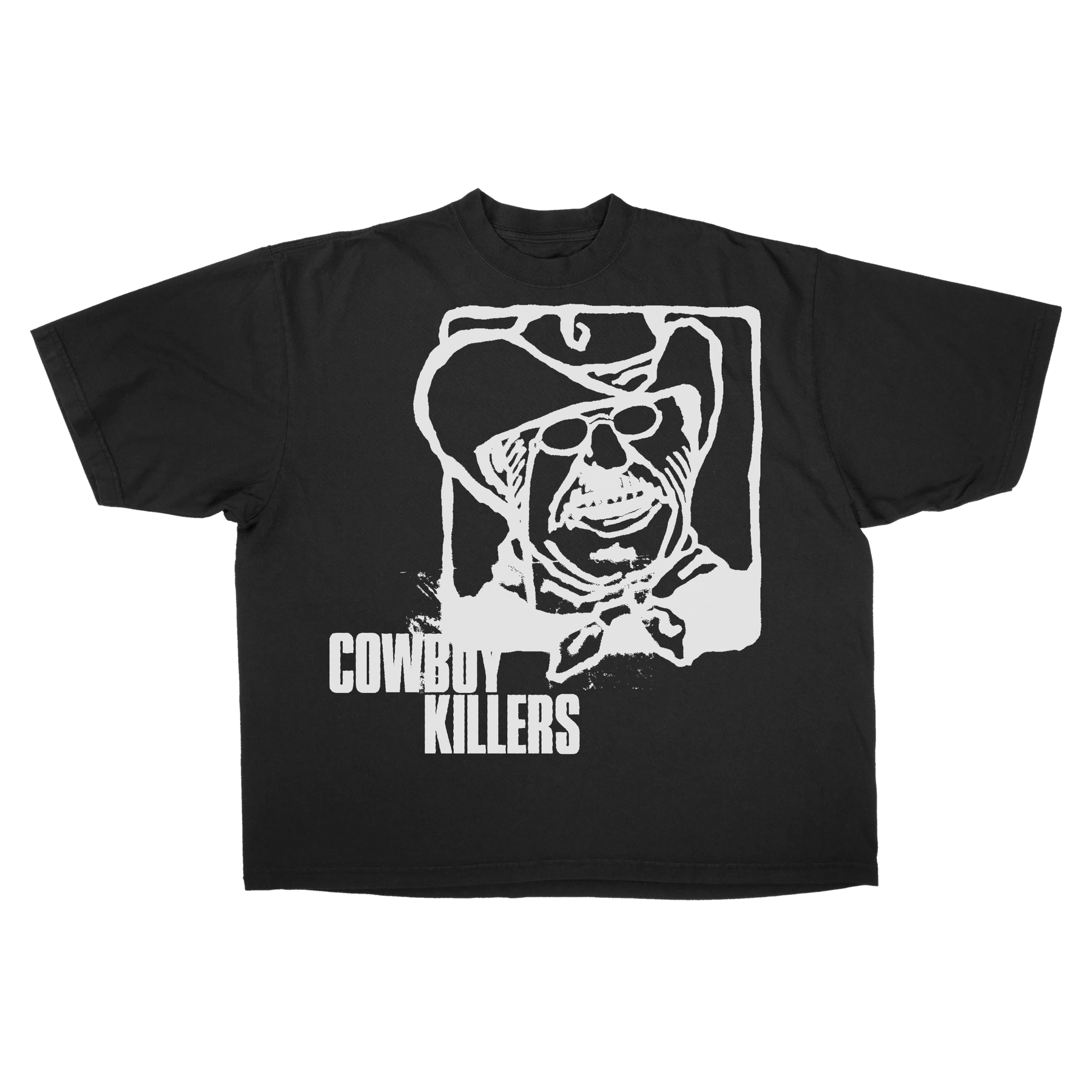 Cowboy Drop Tee - Black - Front