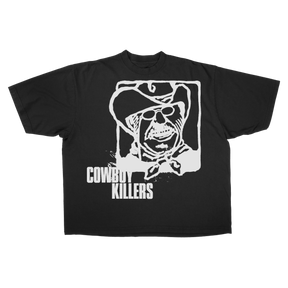 Cowboy Drop Tee - Black - Front
