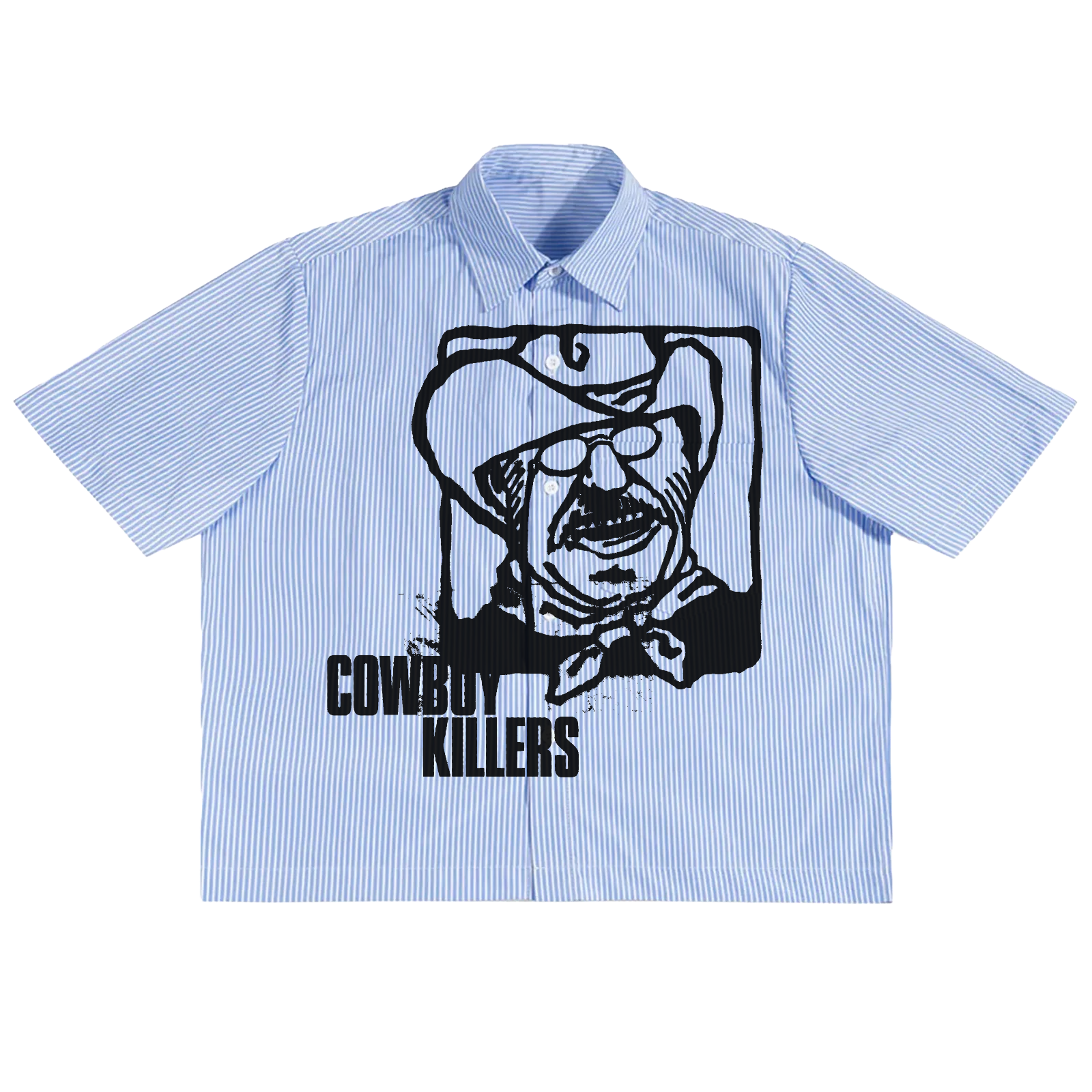 Cowboy Boxy Button Up - Front