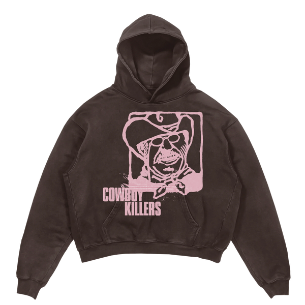 Cowboy Hoodie - Brown - Front