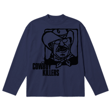Cowboy Baggy L/S Tee - Blue - Front