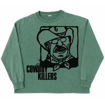 Cowboy L/S Tee - Green - Front