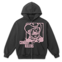 Cowboy Zip Up - Grey - Front