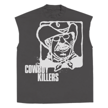 Cowboy Sleeveless Tee - Grey - Front