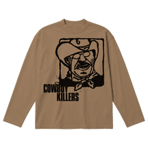 Cowboy Baggy L/S Tee - Latte - Front