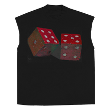 Dice Sleeveless Tee - Black - Front