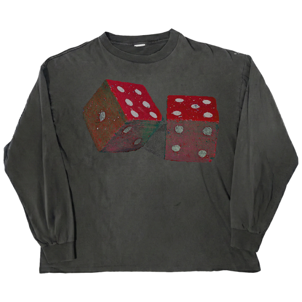 Dice L/S Tee - Black - Front