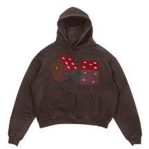 Dice Hoodie - Brown - Front