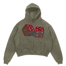 Dice Hoodie - Olive - Front