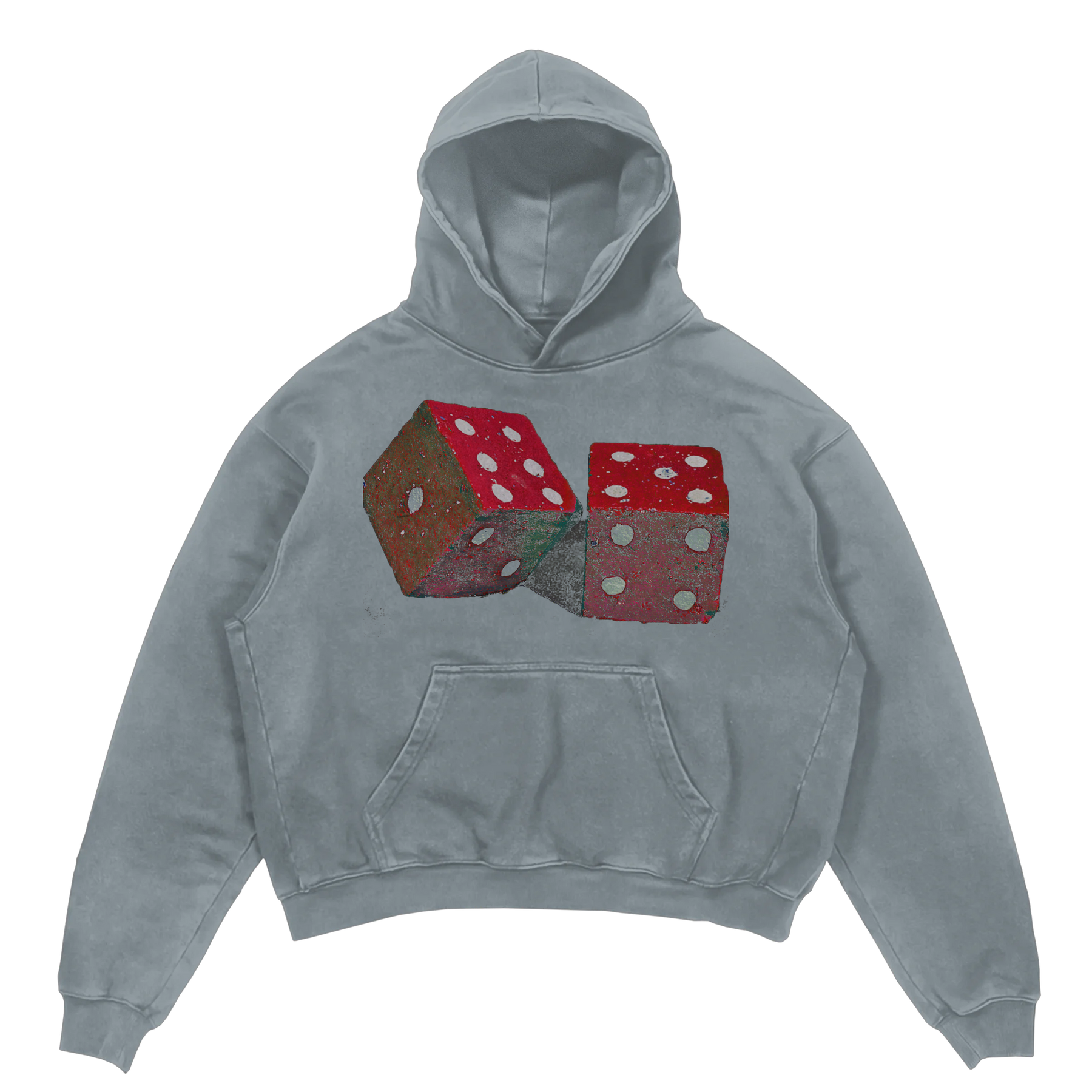 Dice Hoodie - Sage - Front