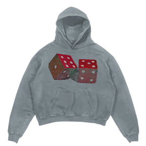 Dice Hoodie - Sage - Front