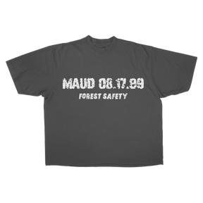 Forest Safety Drop Tee - Grey - Front