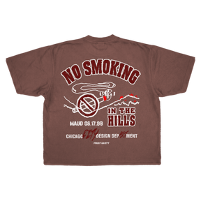 Forest Safety Drop Tee - Mocha - Back