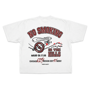 Forest Safety Drop Tee - White - Back