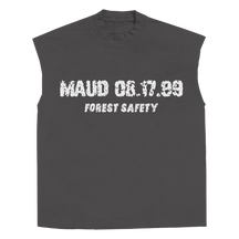 Forest Safety Sleeveless Tee - Grey - Front