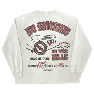 Forest Safety L/S Tee - White - Back