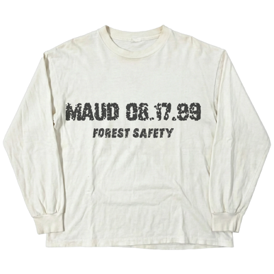 Forest Safety L/S Tee - White - Front