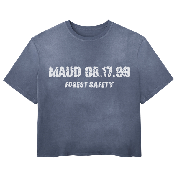 Forest Safety Tee - Blue - Front