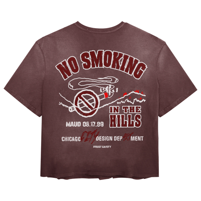 Forest Safety Tee - Red - Back