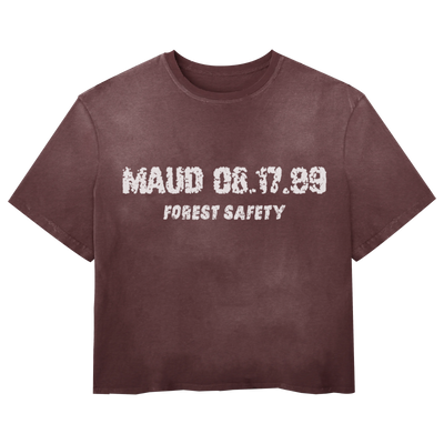Forest Safety Tee - Red - Front