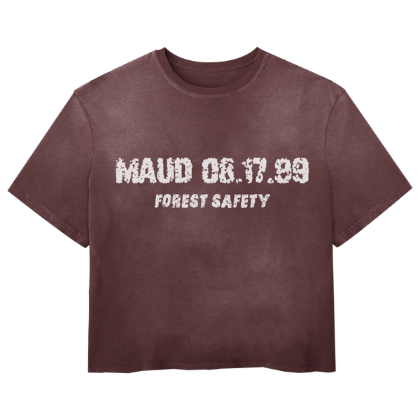 Forest Safety Tee - Red - Front