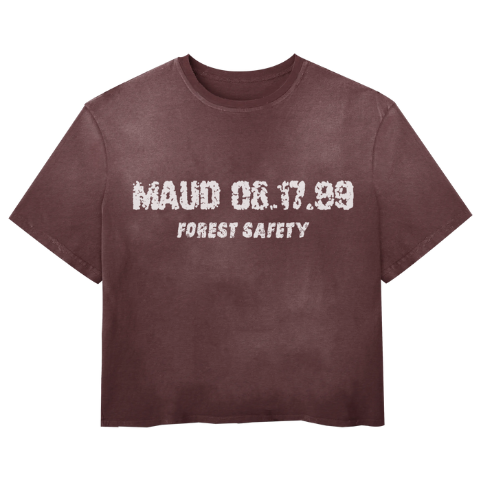 Forest Safety Tee - Red - Front