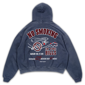 Forest Safety Hoodie - Blue - Back