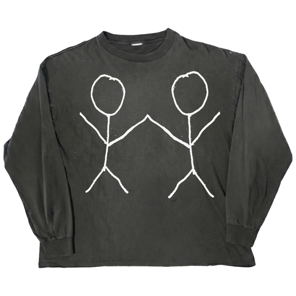 Friends L/S Tee - Black - Front