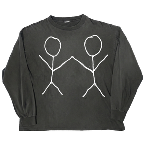 Friends L/S Tee - Black - Front