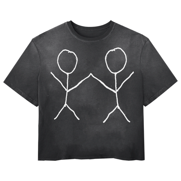 Friends Tee - Black - Front