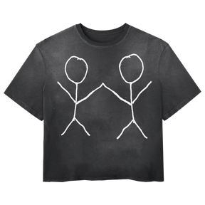 Friends Tee - Black - Front