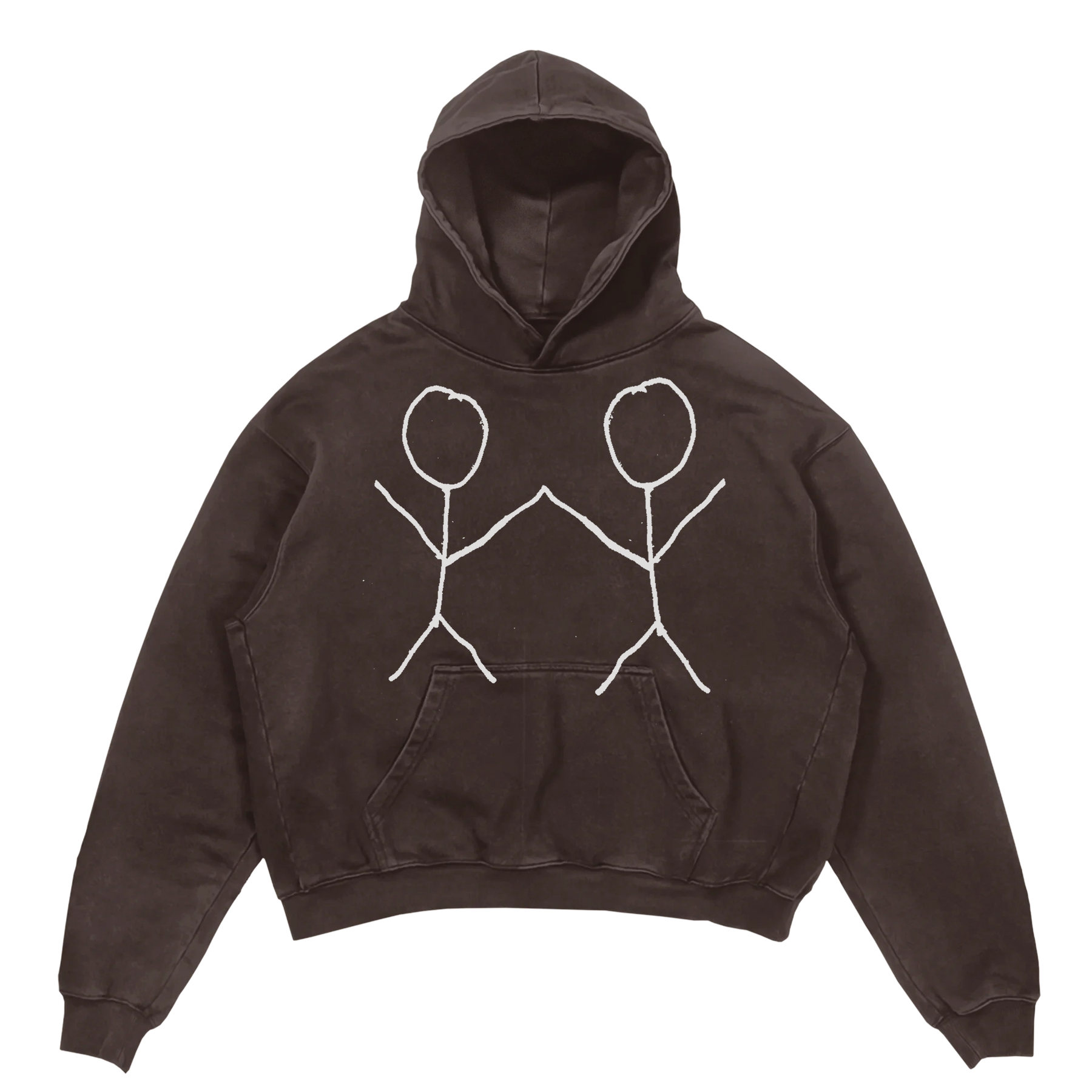 Friends Hoodie - Brown - Front