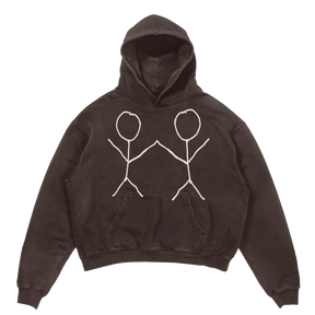 Friends Hoodie - Brown - Front