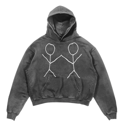 Friends Hoodie - Grey - Front
