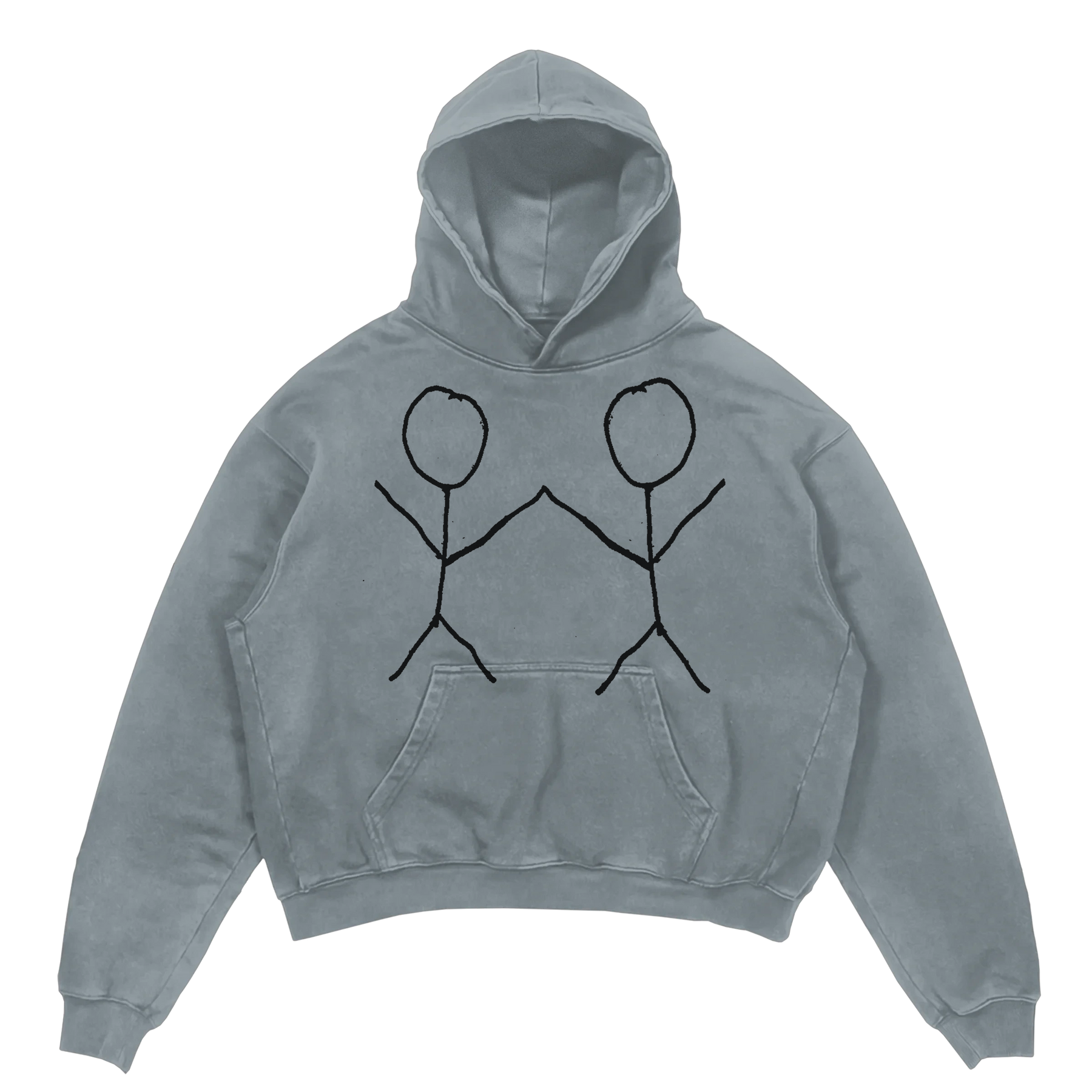 Friends Hoodie - Sage - Front