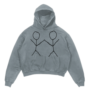Friends Hoodie - Sage - Front