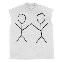 Friends Sleeveless Tee - White - Front