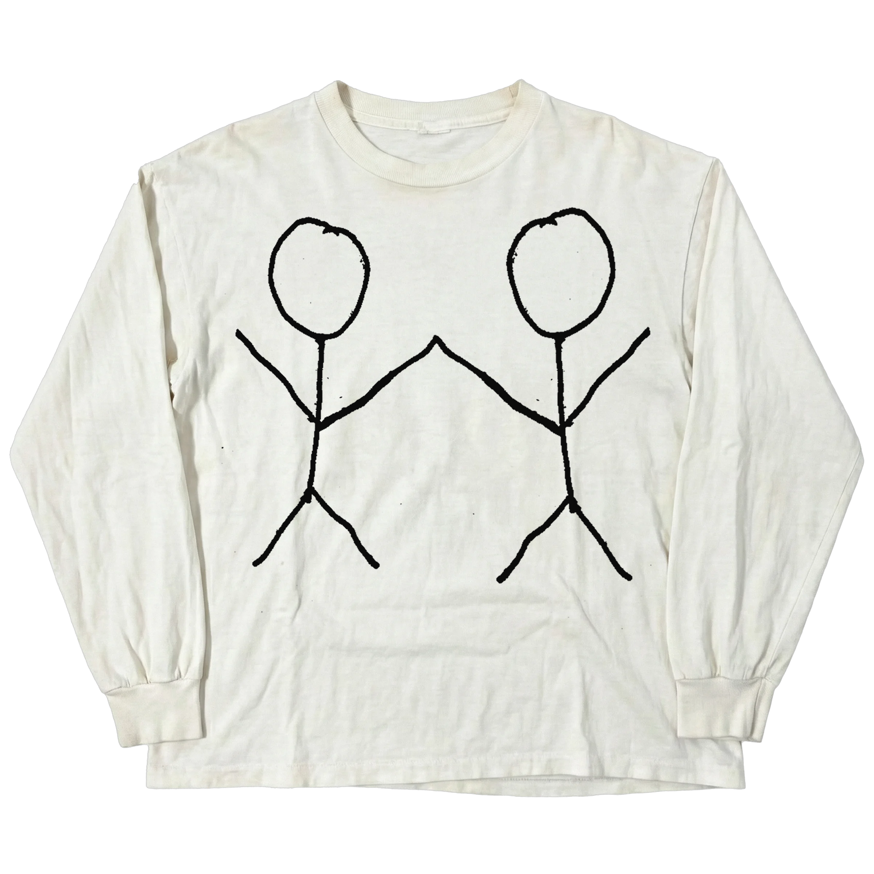 Friends L/S Tee - White - Front