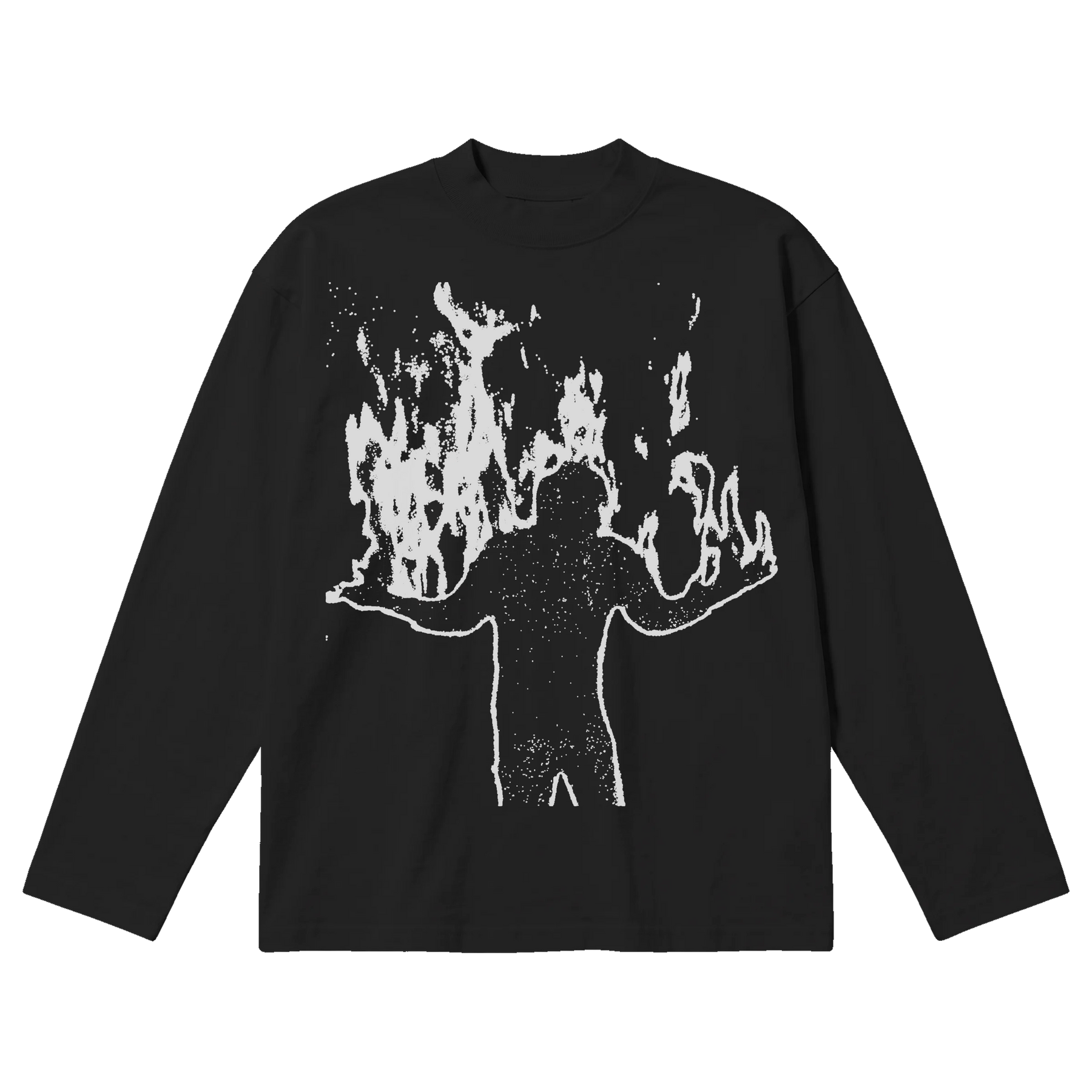 From Ashes Baggy L/S Tee - Black - Front