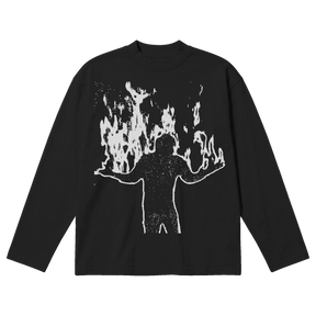From Ashes Baggy L/S Tee - Black - Front