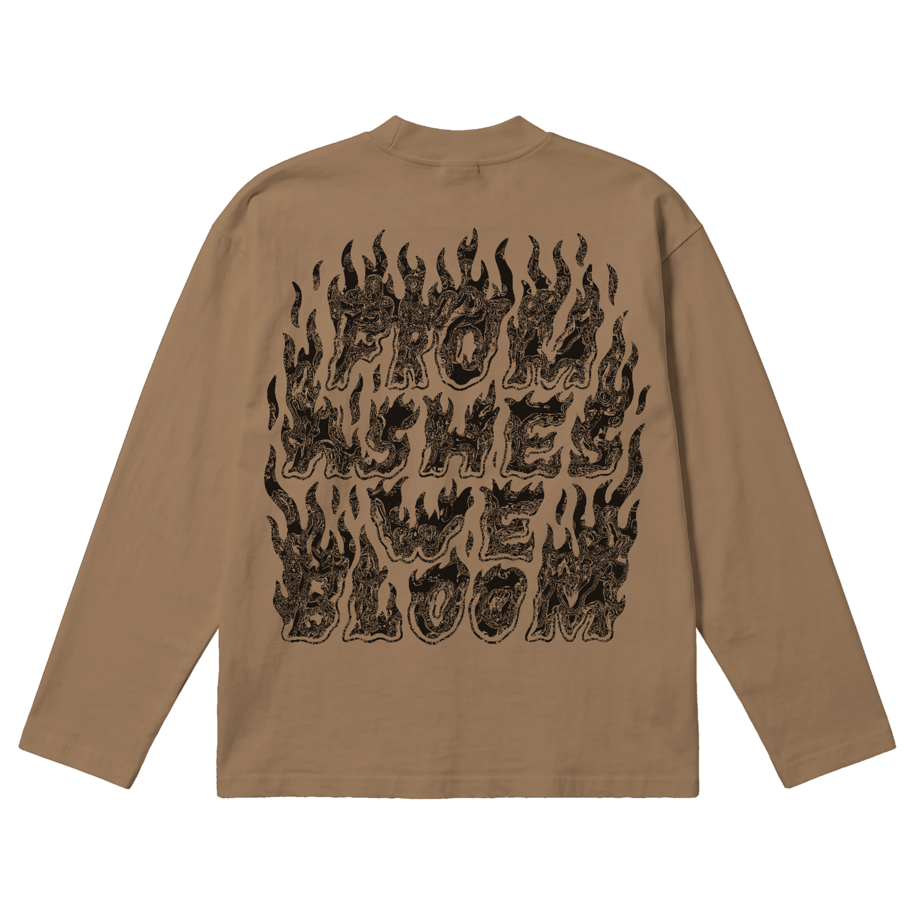 From Ashes Baggy L/S Tee - Latte - Back