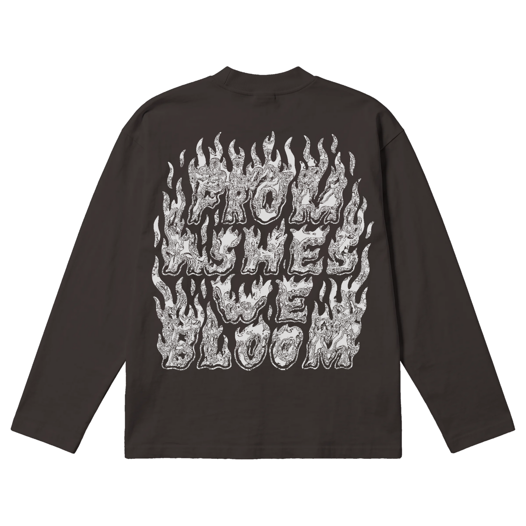 From Ashes Baggy L/S Tee - Off Black - Back