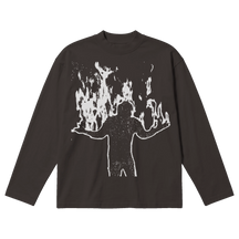 From Ashes Baggy L/S Tee - Off Black - Front