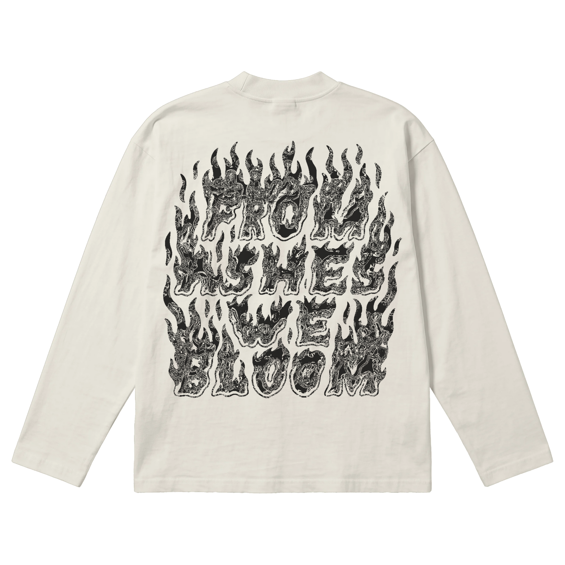 From Ashes Baggy L/S Tee - Off White - Back